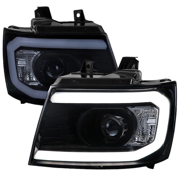 Spec-D Tuning Chevy Avalanche Projector Headlights 2007-2013 2LHP-AVA07G-G2-TM - main